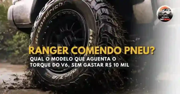 Ranger comendo pneu