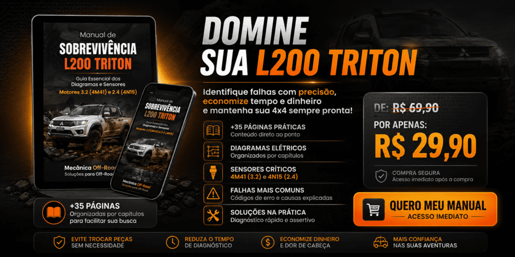 Erros no painel L200 Triton