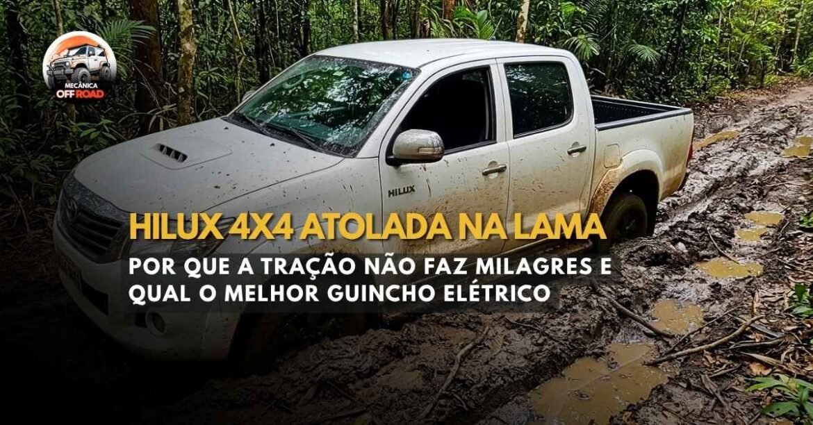 Hilux 4x4 atolada a lama Mecanica Off Road 4x4 1