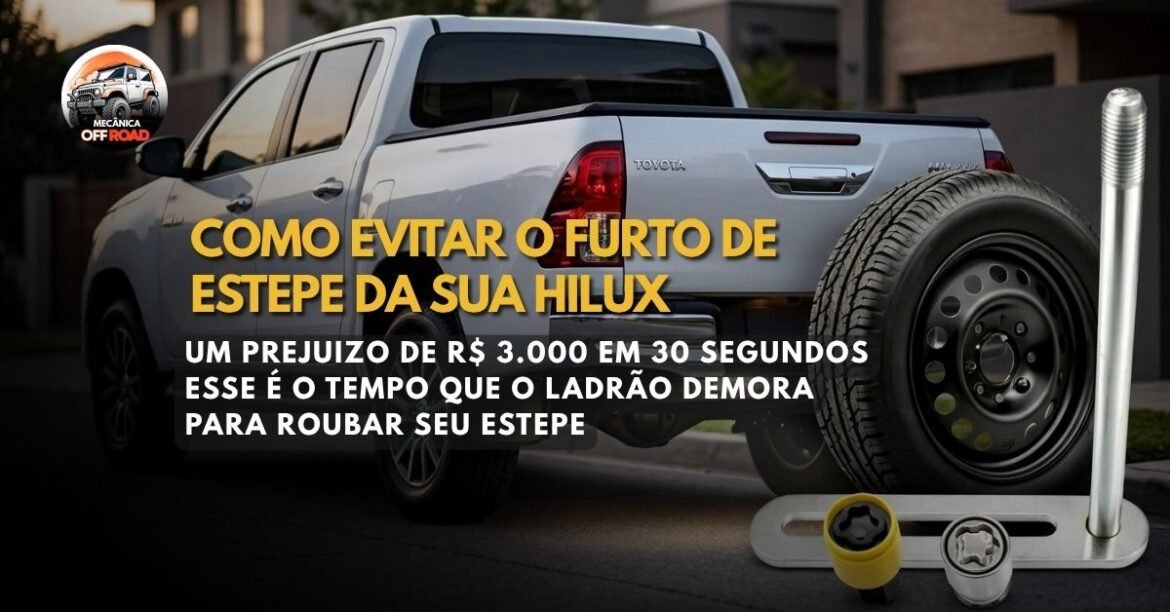 trava antifurto de estepe hilux